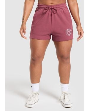GYMSHARK Legacy Cotton Shorts - Red