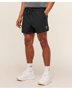 GYMSHARK Train 5" Shorts - Black
