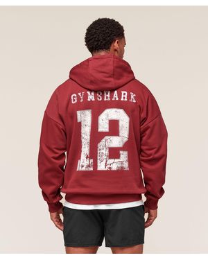 GYMSHARK Campus Hoodie - Red