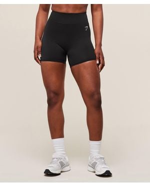 GYMSHARK Power Original Tight Shorts - Black