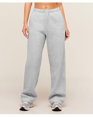GYMSHARK Cosy Luxe Straight Leg Regular Joggers - Grey
