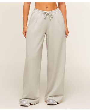 GYMSHARK Lightweight Wide Leg Pant Short - Natural