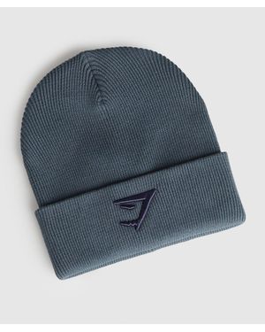 GYMSHARK Sharkhead Beanie - Blue