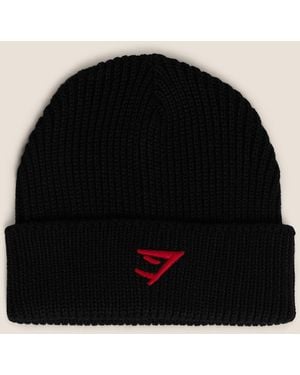 GYMSHARK Relaxed Beanie - Black