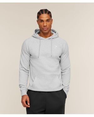GYMSHARK Crest Hoodie - Grey