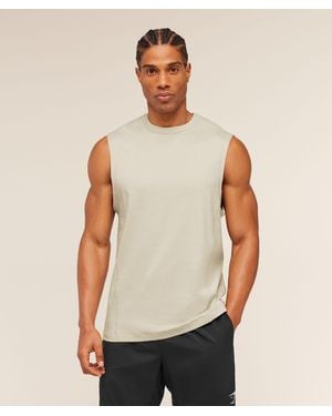 GYMSHARK Off Duty Tank - Natural
