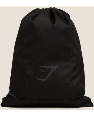 GYMSHARK Sharkhead Gymsack - Black