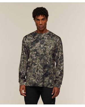 GYMSHARK Running Elite Long Sleeve T-Shirt - Grey