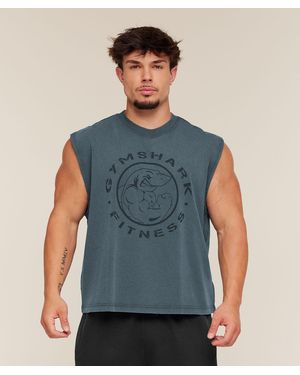 GYMSHARK Vintage Legacy Tank - Blue