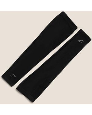 GYMSHARK Seamless Arm Sleeves - Black