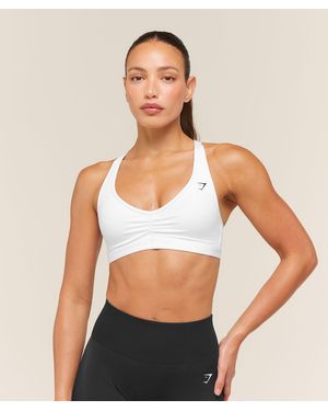GYMSHARK Ruched Sports Bra 2.0 - Red