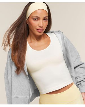GYMSHARK Everyday Seamless Tight Fit Crew Neck Tee - White