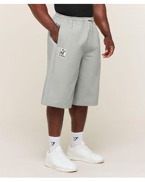 GYMSHARK Longline Pumper Shorts - Grey