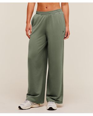 GYMSHARK Lifting Dipped Waistband Pants - Green