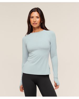 GYMSHARK Running Sleeve Top - Grey