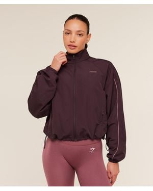 GYMSHARK To From Zip Through - Purple