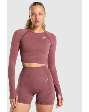 GYMSHARK Vital Crop Top - Red