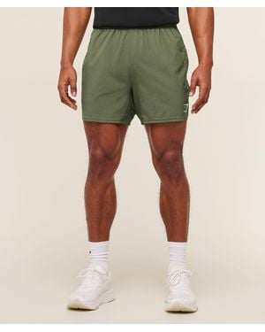 GYMSHARK Arrival 5" Shorts - Green