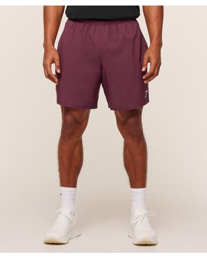 GYMSHARK Arrival 7" Shorts - Red