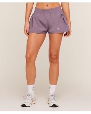 GYMSHARK Flutter Woven Shorts - Pink