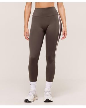 GYMSHARK Piping Leggings - Brown