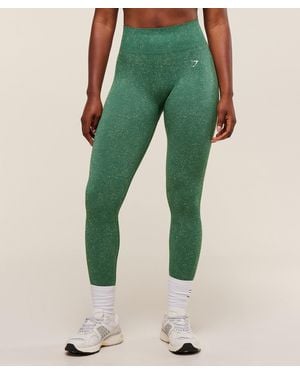 GYMSHARK Adapt Fleck Seamless Leggings - Green