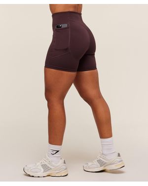 GYMSHARK Lifting Pocket Shorts - Purple