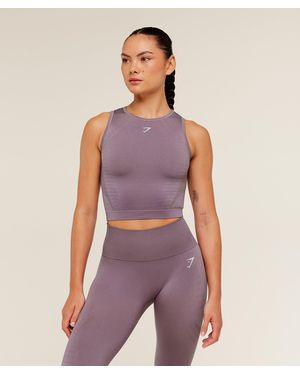 GYMSHARK Running Seamless Tank - Purple