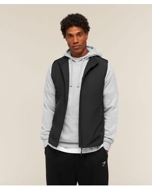 GYMSHARK Lightweight Gilet - Black