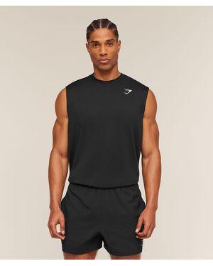 GYMSHARK Arrival Oversized Tank - Black
