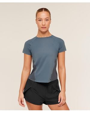 GYMSHARK Running Elite T-Shirt - Blue