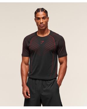 GYMSHARK Apex Seamless T-Shirt - Black