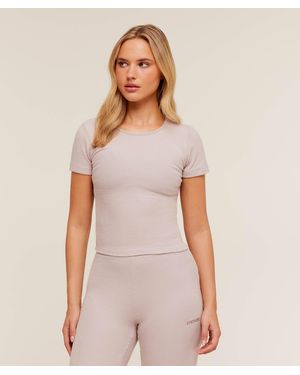 GYMSHARK Supersoft T-Shirt - Natural