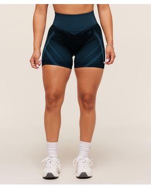 GYMSHARK X Analis Seamless Shorts - Blue