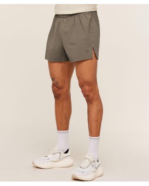 GYMSHARK Running Elite 5" Short - Brown