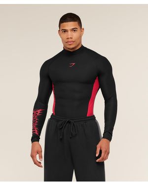 GYMSHARK X Carlos Belcast Long Sleeve Tee - Black