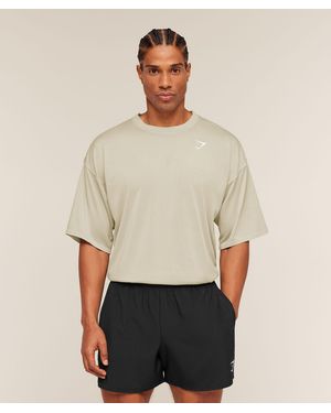 GYMSHARK Washed Pastels T-Shirt - Natural