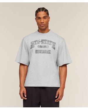 GYMSHARK Ath-State Graphic T-Shirt - Grey