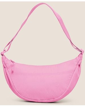 GYMSHARK Pleat Crossbody - Pink