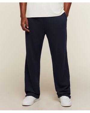GYMSHARK Campus Crest Wide Leg Sweatpant - Blue