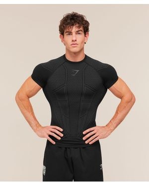 GYMSHARK Onyx V1 T-Shirt - Black