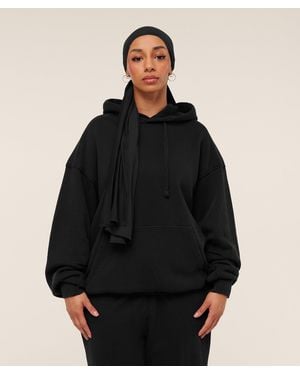 GYMSHARK Pump Cover Structured Fleece Hoodie - Black