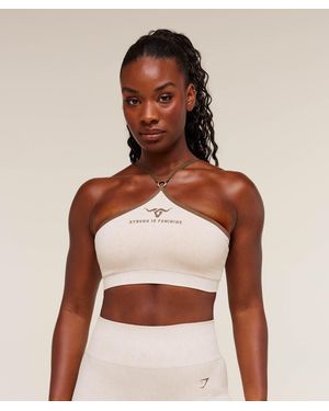 GYMSHARK X Twinsbfit Sports Bra - Brown