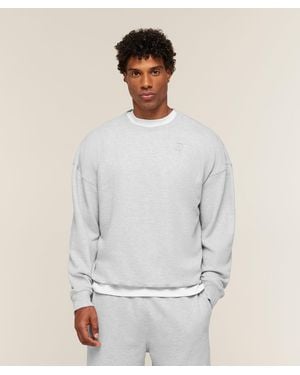 GYMSHARK Campus Crest Sweatshirt - White