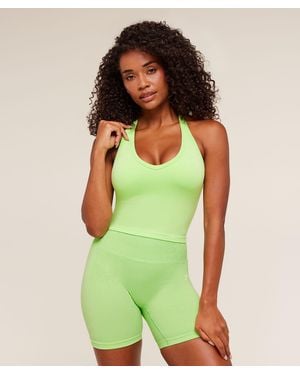 GYMSHARK Adapt Animal X Whitney Tank Top With Shelf - Green