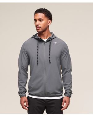 GYMSHARK Arrival Track Jacket - Grey