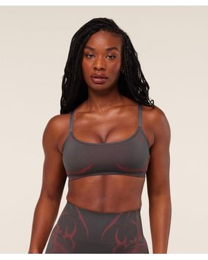 GYMSHARK Storm Seamless Sports Bra - Red