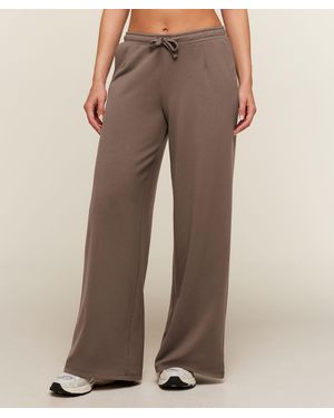 GYMSHARK Lightweight Wide Leg Pants Regular - Brown