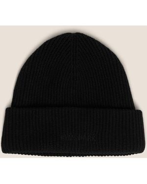 GYMSHARK Deep Knit Beanie - Black