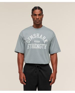 GYMSHARK 2012 Strength T-Shirt - Blue